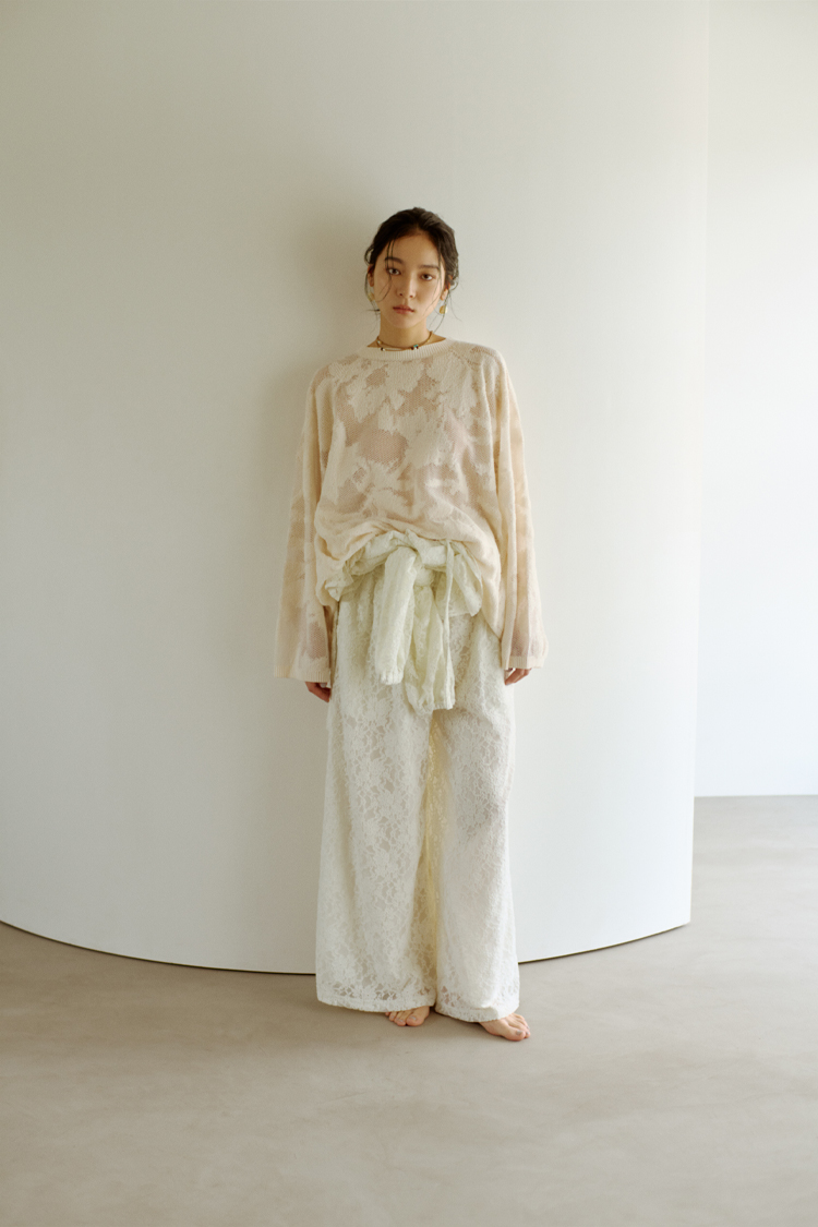 B00035 アングリッドUNGRIDノルディック柄 フリンジニットポンチョ CATALOG｜Ungrid Official Website